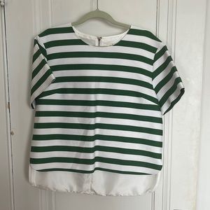 Green and White Kate Spade Top. 14.